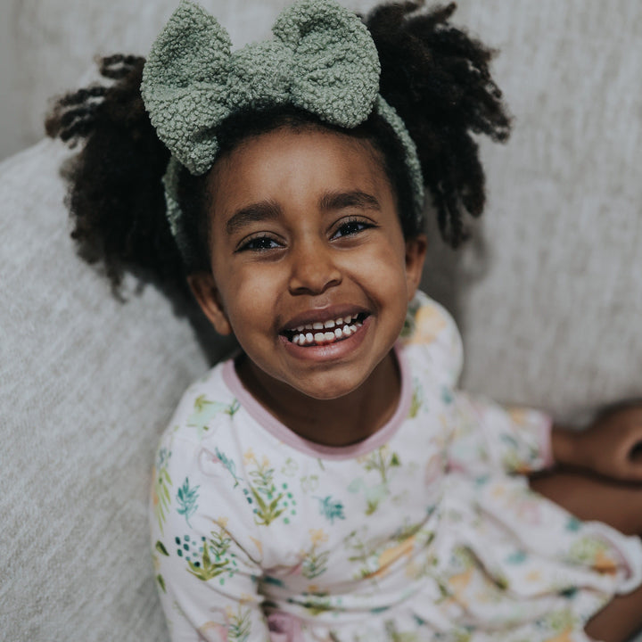 Olive Green Extra Fancy Butterfly Headband