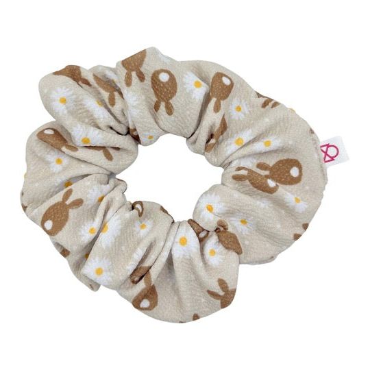Mocha Bunny Scrunchie