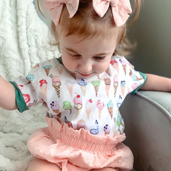 PEACHY PINK SWISS DOTS COLLECTION