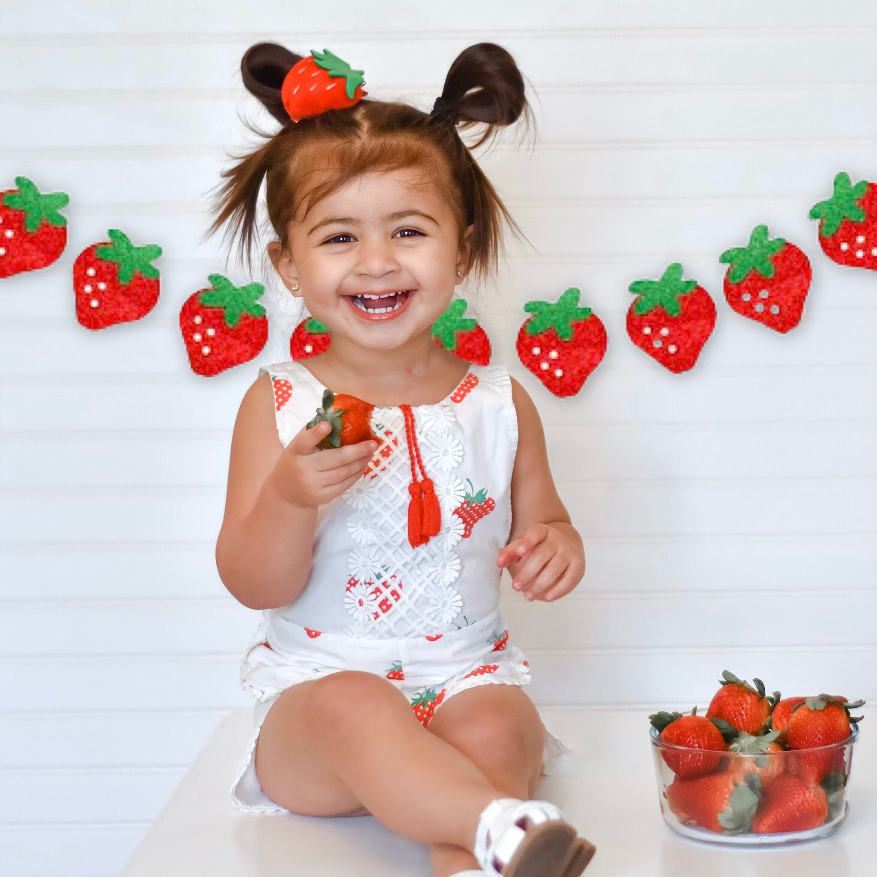 Strawberry Plush Clip