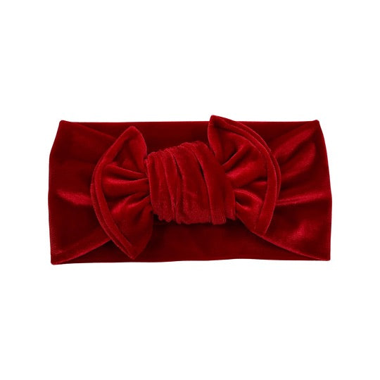 Chunky Knot Velvet Bow