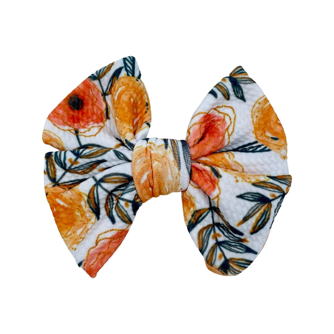 Fancy Butterfly Bow - Orange Blossom