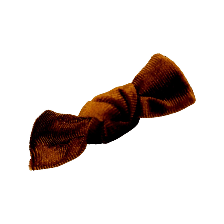 LITTLE KNOTTY BOW VELVET CLIP
