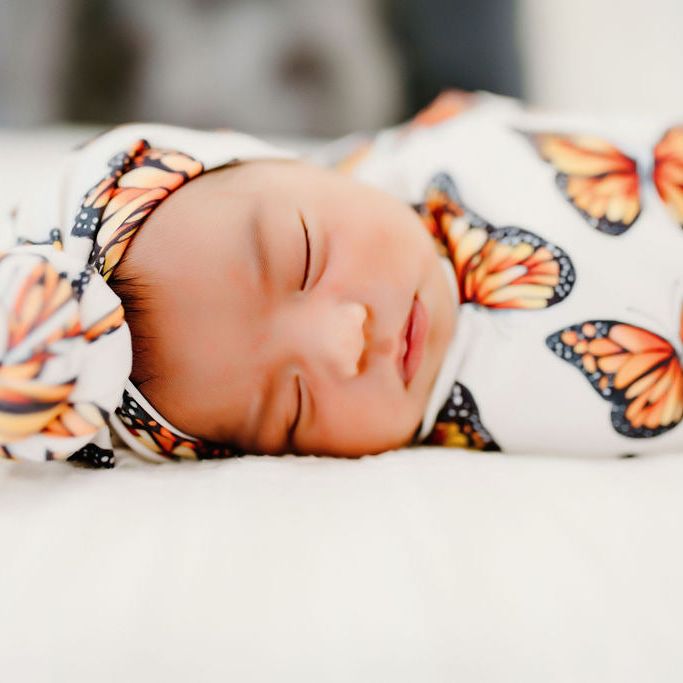 Butterflies Swaddle Blanket Set