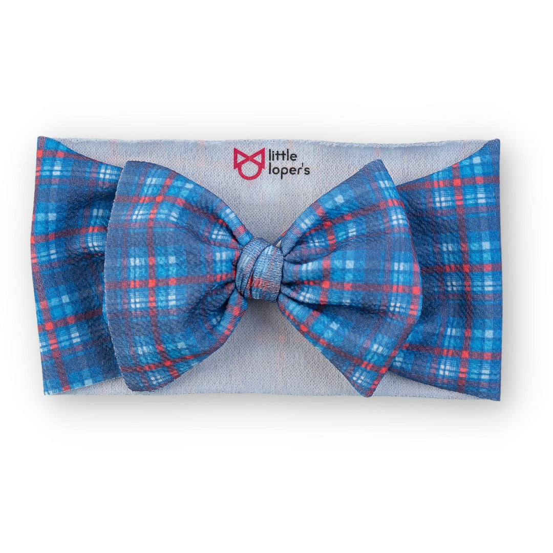 Royal Plaid Headwrap