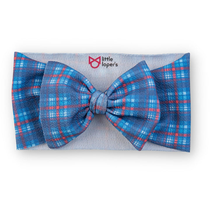 Royal Plaid Headwrap