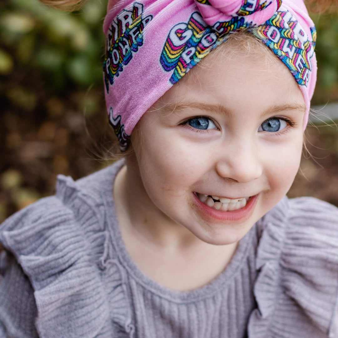Womens Print Velvet Toddler Knots