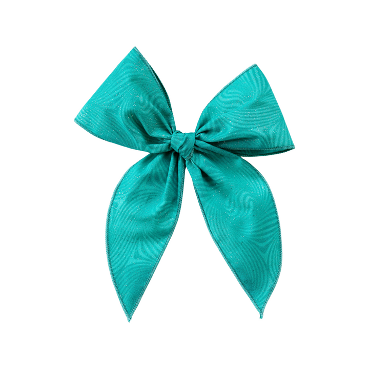 Swanky Bow - Blue Shimmer
