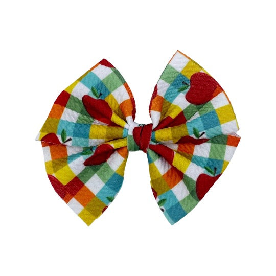 Apple Plaid Butterfly and Dainty