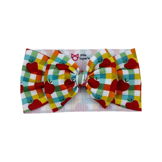 Apple Plaid Headwrap