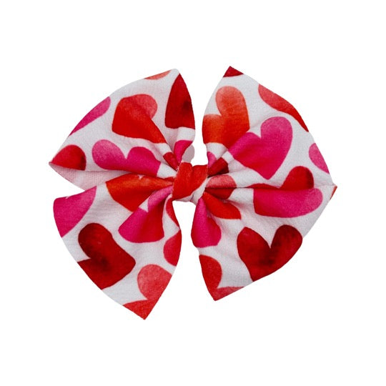 Watercolor Hearts Butterfly and Dainty