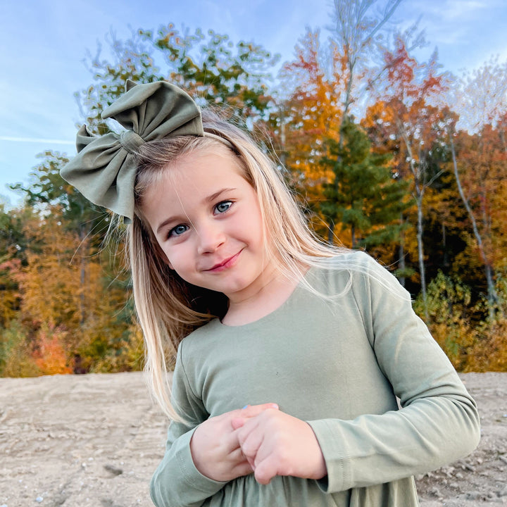 Organic Knit Olive Green