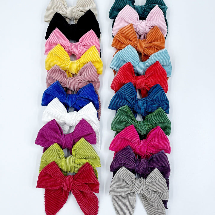 Mini Swanky Bows Corduroy