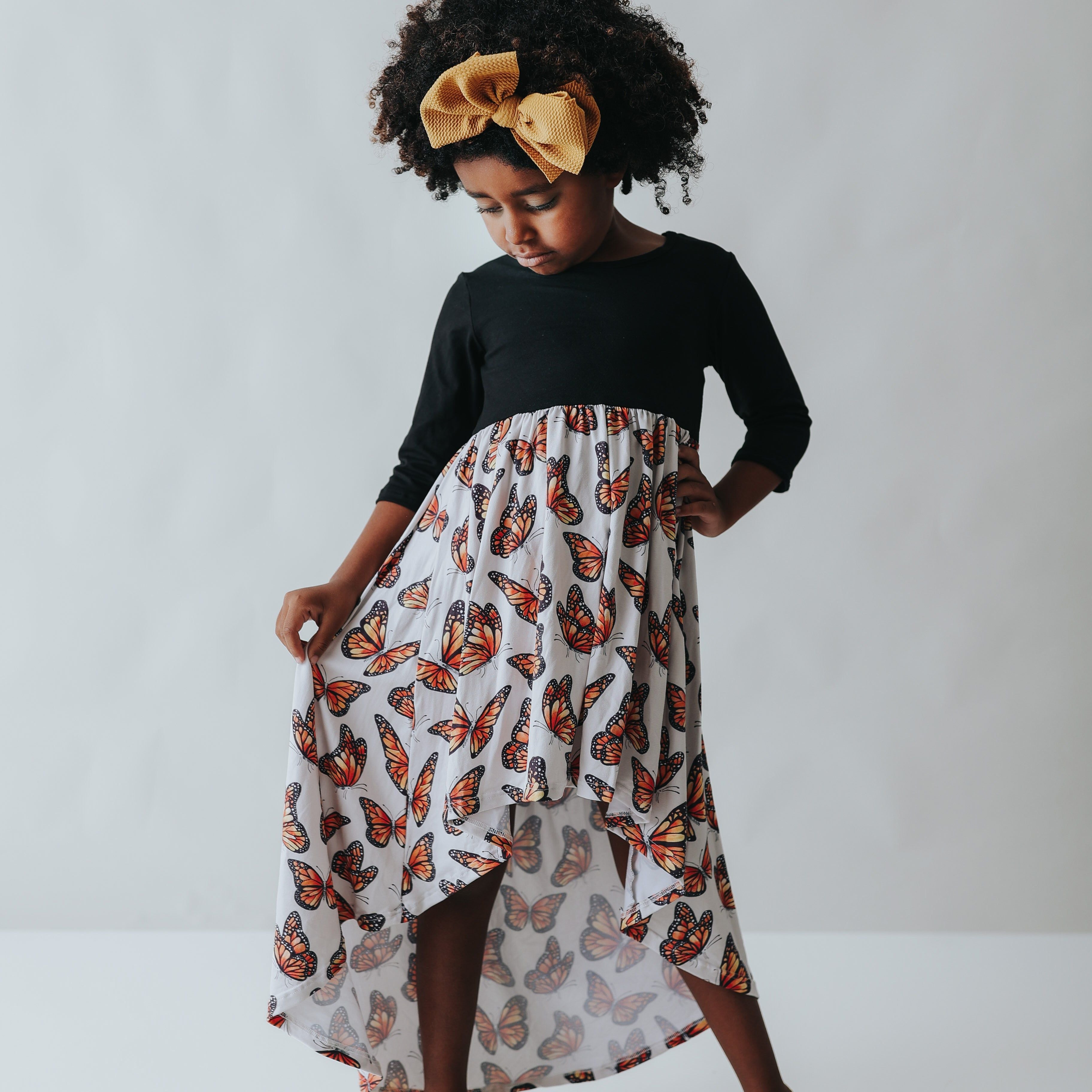Hi Low Butterfly Twirl Dress