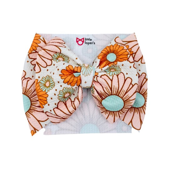 Daisy Floral Headwrap