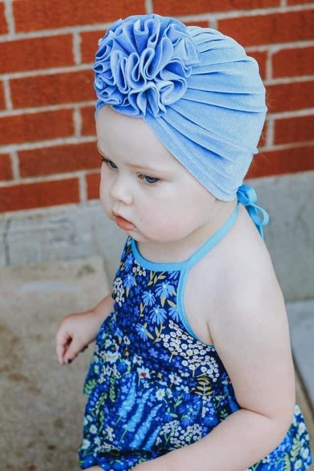Velvet Bloom Turban