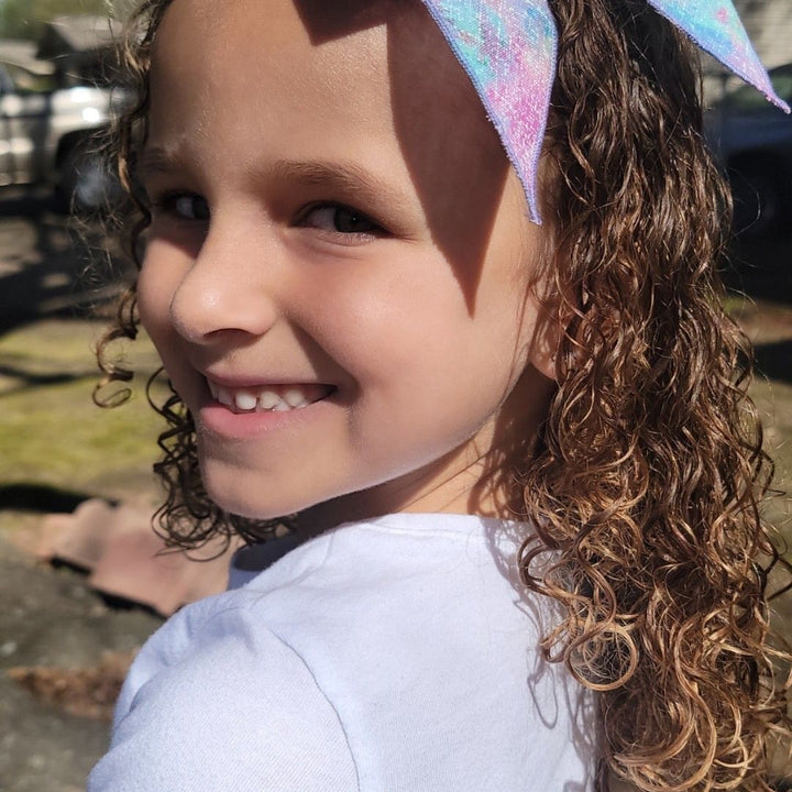 Swanky Bow - Tie Dye Shimmer