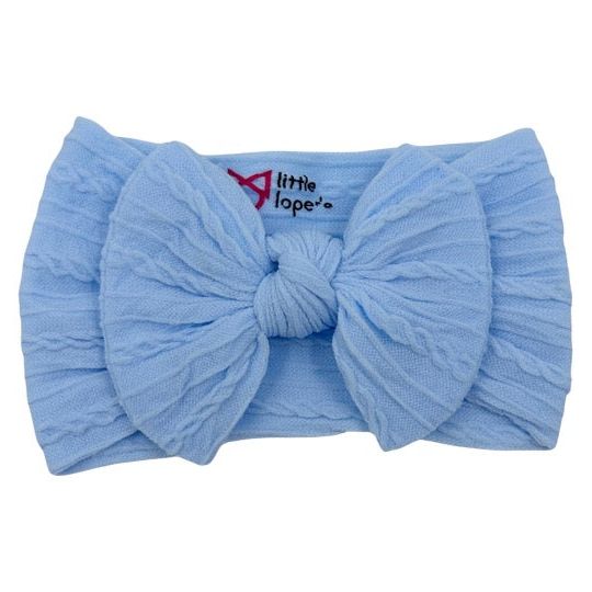 New Colors Cable Knit Knot Bows