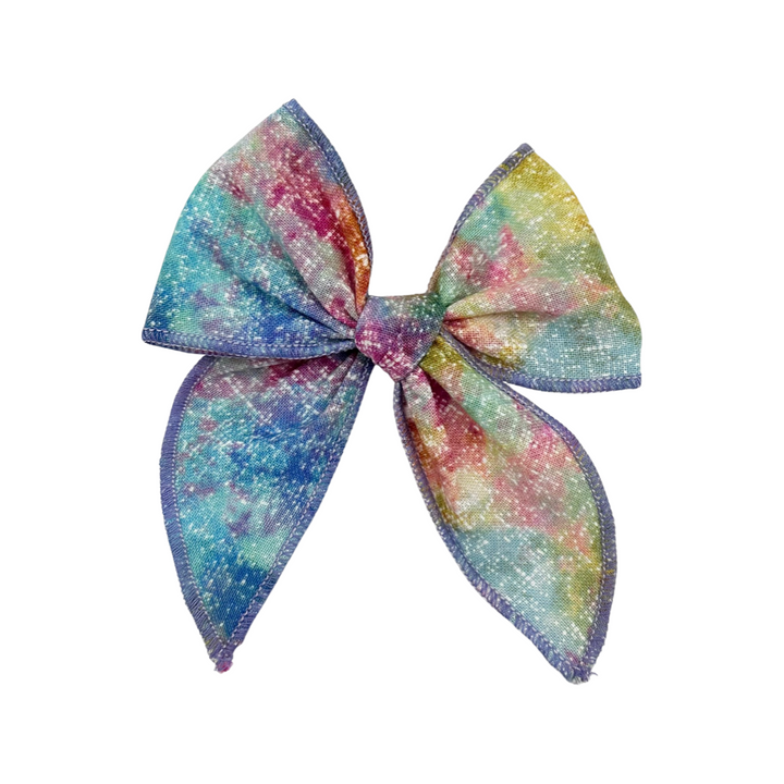 Swanky Bow - Tie Dye Shimmer
