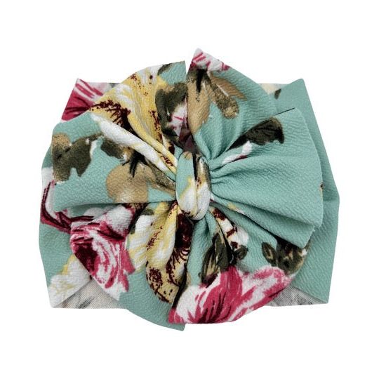 Mint Floral Headwrap