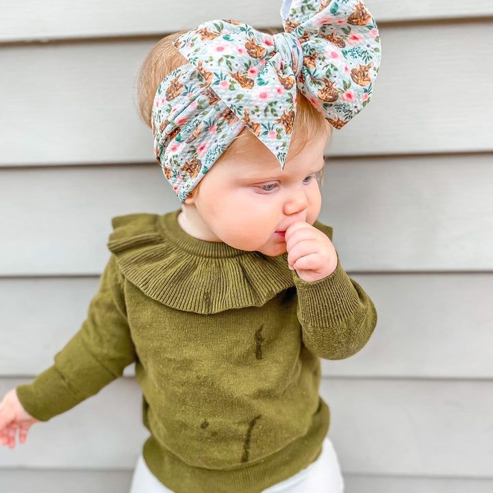 Fawn Floral Headwrap