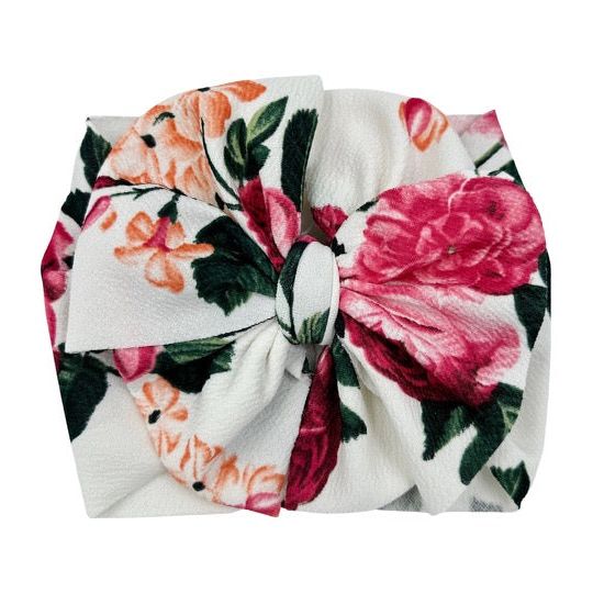 Pretty In Pink Floral Headwrap