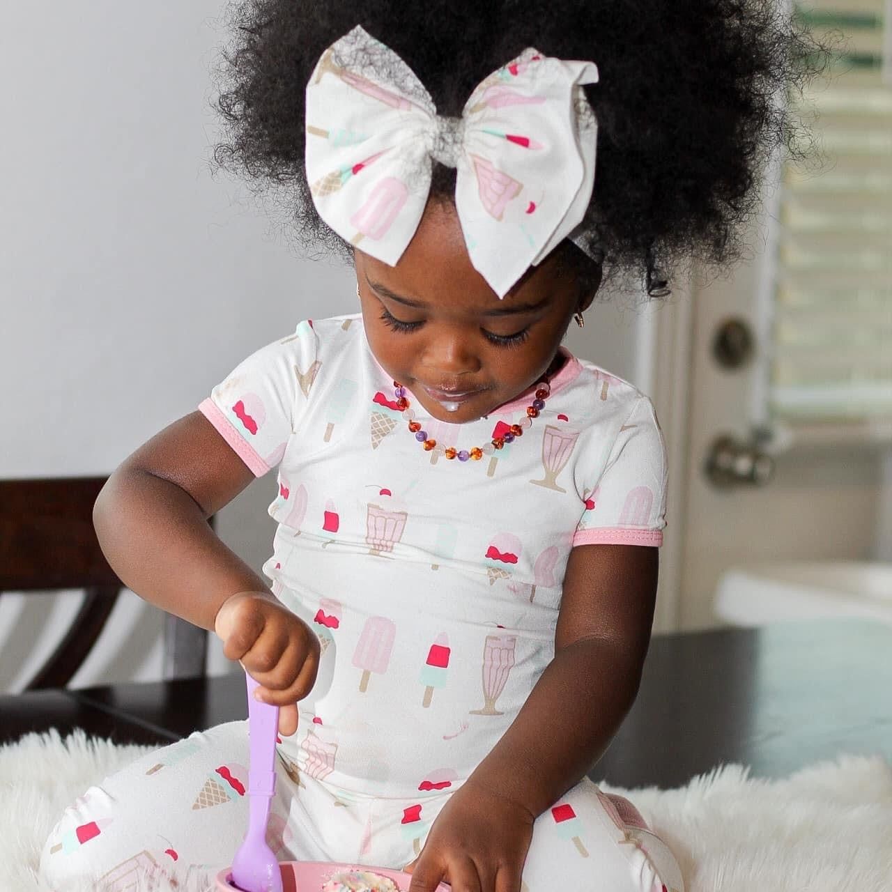 NATURAL ICE CREAM SHOP - Print Luxe Bow