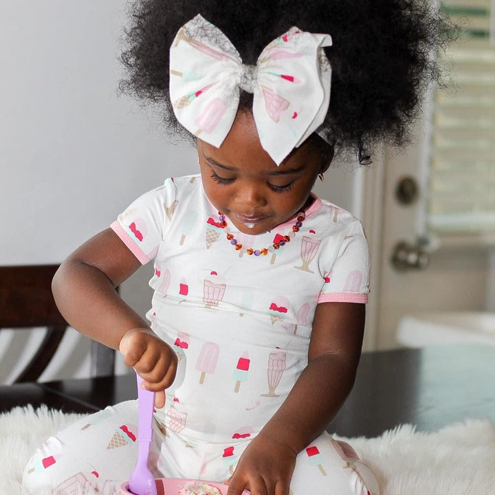 NATURAL ICE CREAM SHOP - Print Luxe Bow