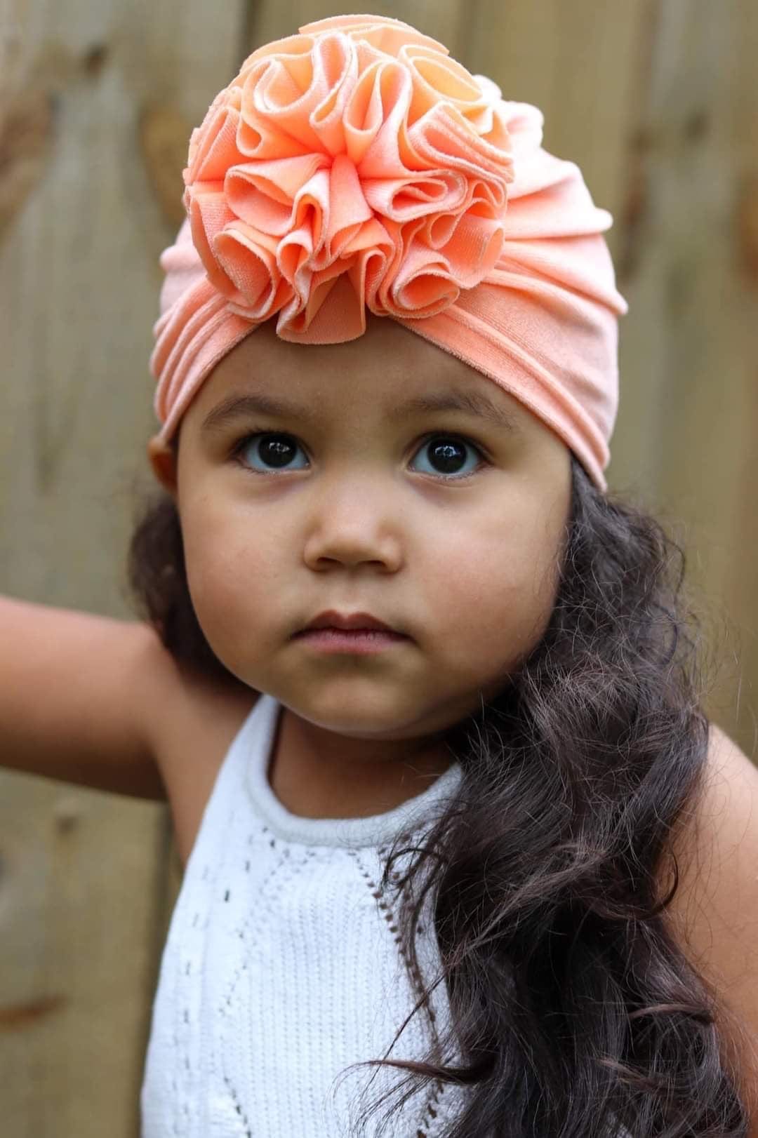 Velvet Bloom Turban