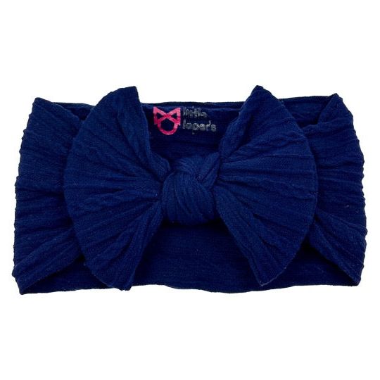 New Colors Cable Knit Knot Bows