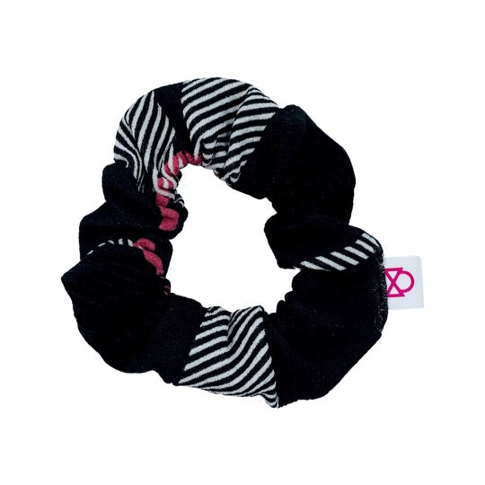 Pink Winter Plaid Scrunchie