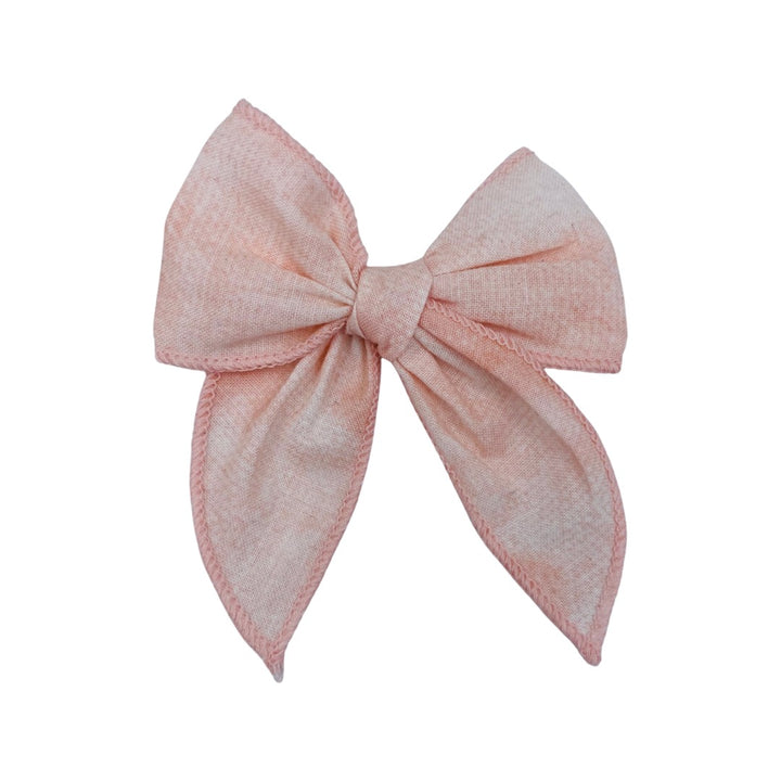 Swanky Bow - Peachy Tie Dye