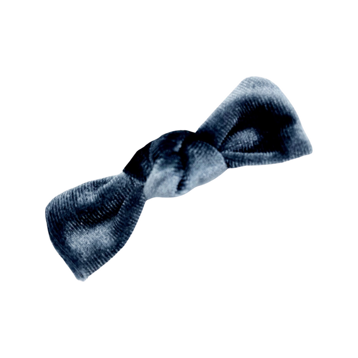 LITTLE KNOTTY BOW VELVET CLIP