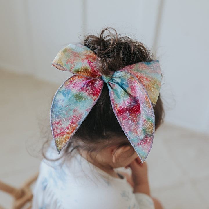 Swanky Bow - Tie Dye Shimmer