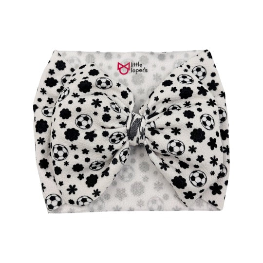 Soccer Blooms Headwrap