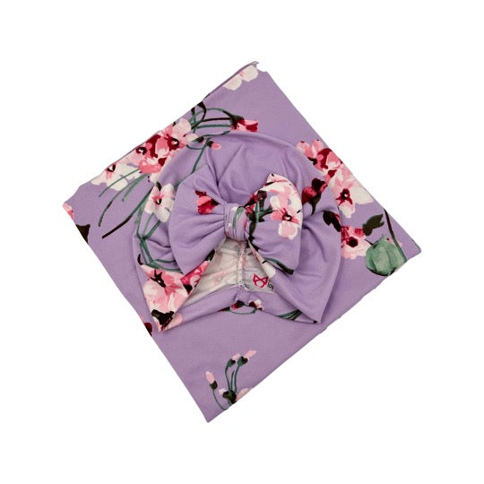 Cherry Blossom Swaddle Blanket Set