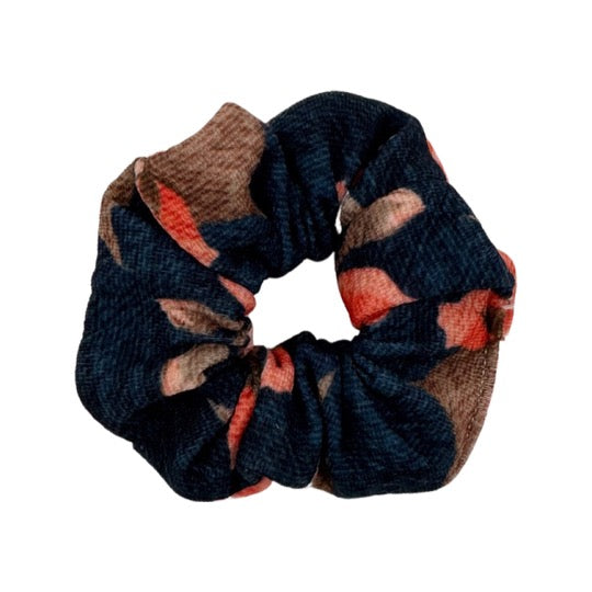 Rose Denim Scrunchie
