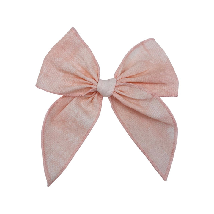 Swanky Bow - Peachy Tie Dye