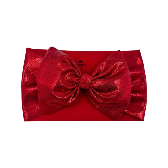 Red Shimmer Headwrap