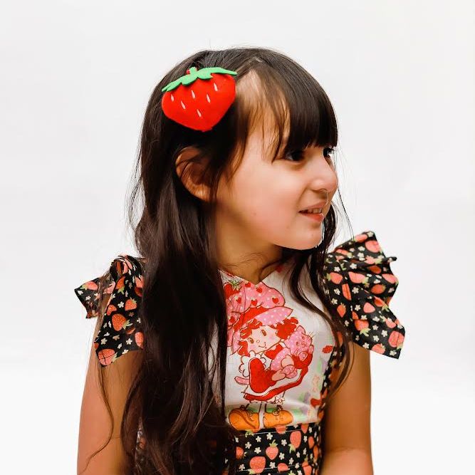 Strawberry Plush Clip
