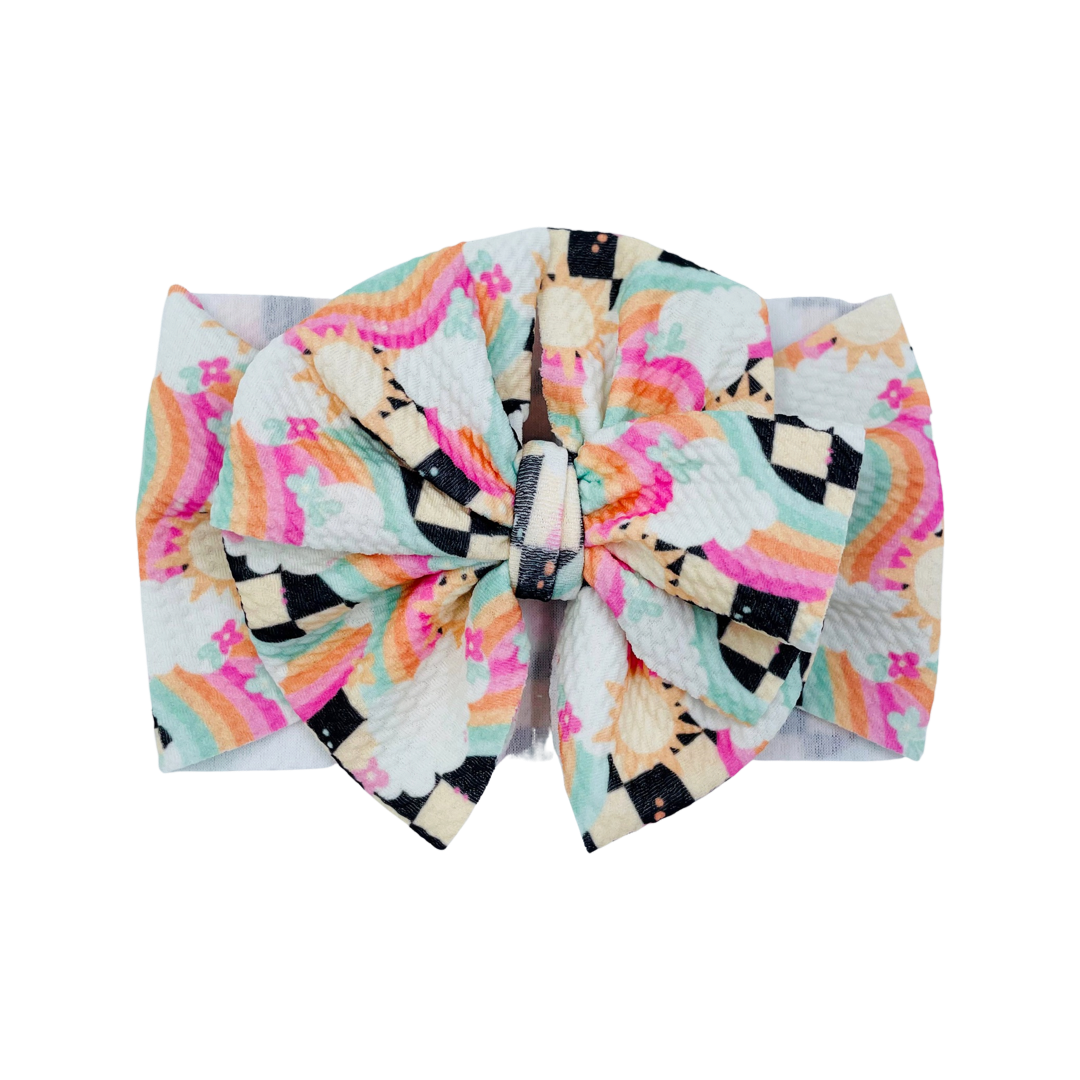 Racing Rainbows Headwrap