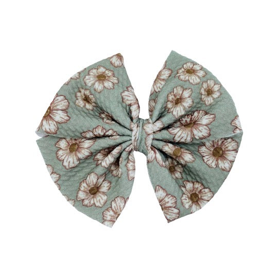 Sage Floral Butterfly and Dainty