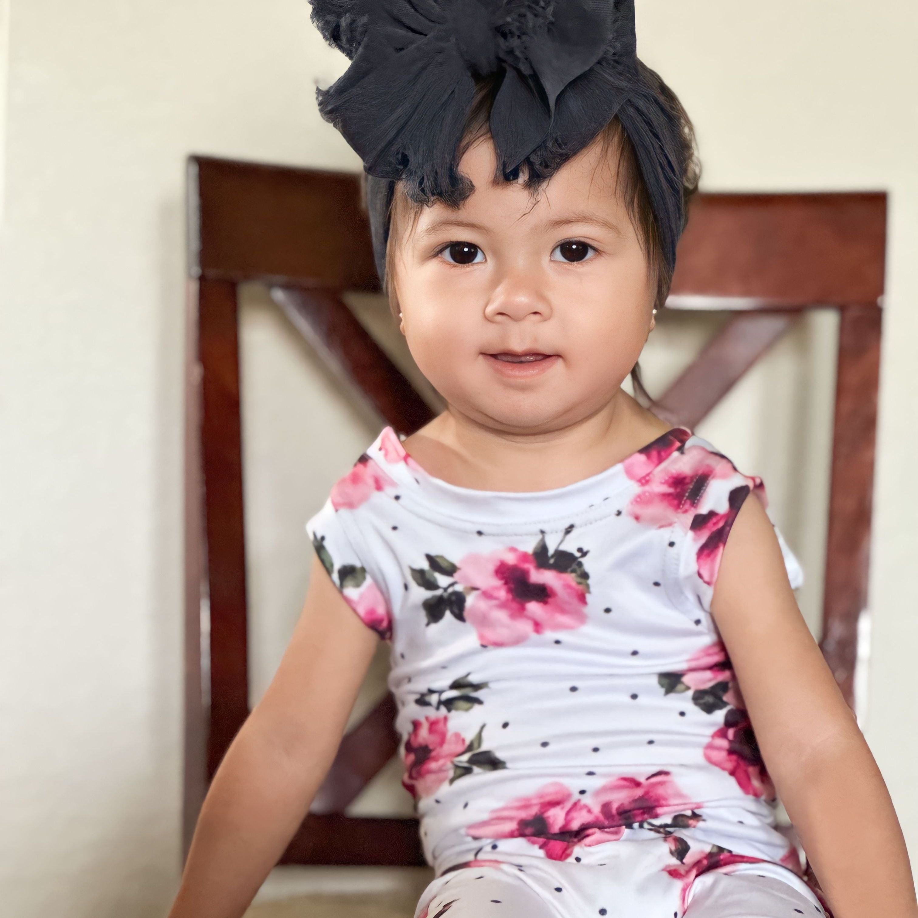 Distressed Charcoal Messy Headwrap