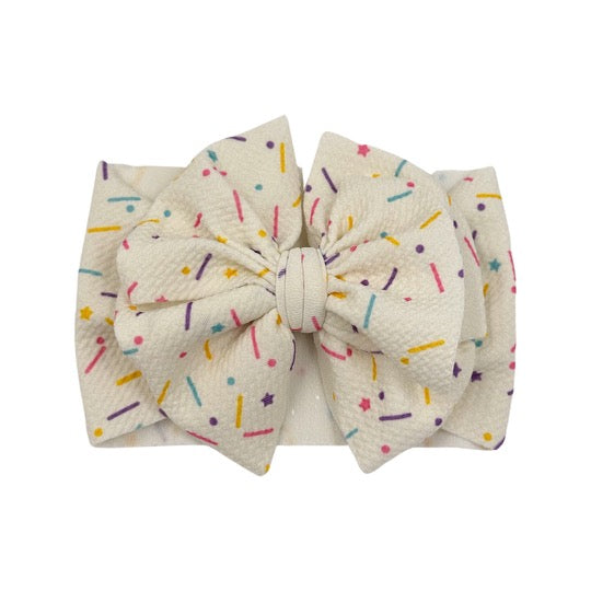 Sprinkles Newborn Deluxe Bow Set