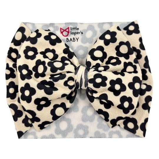 Pansy Floral Headwrap
