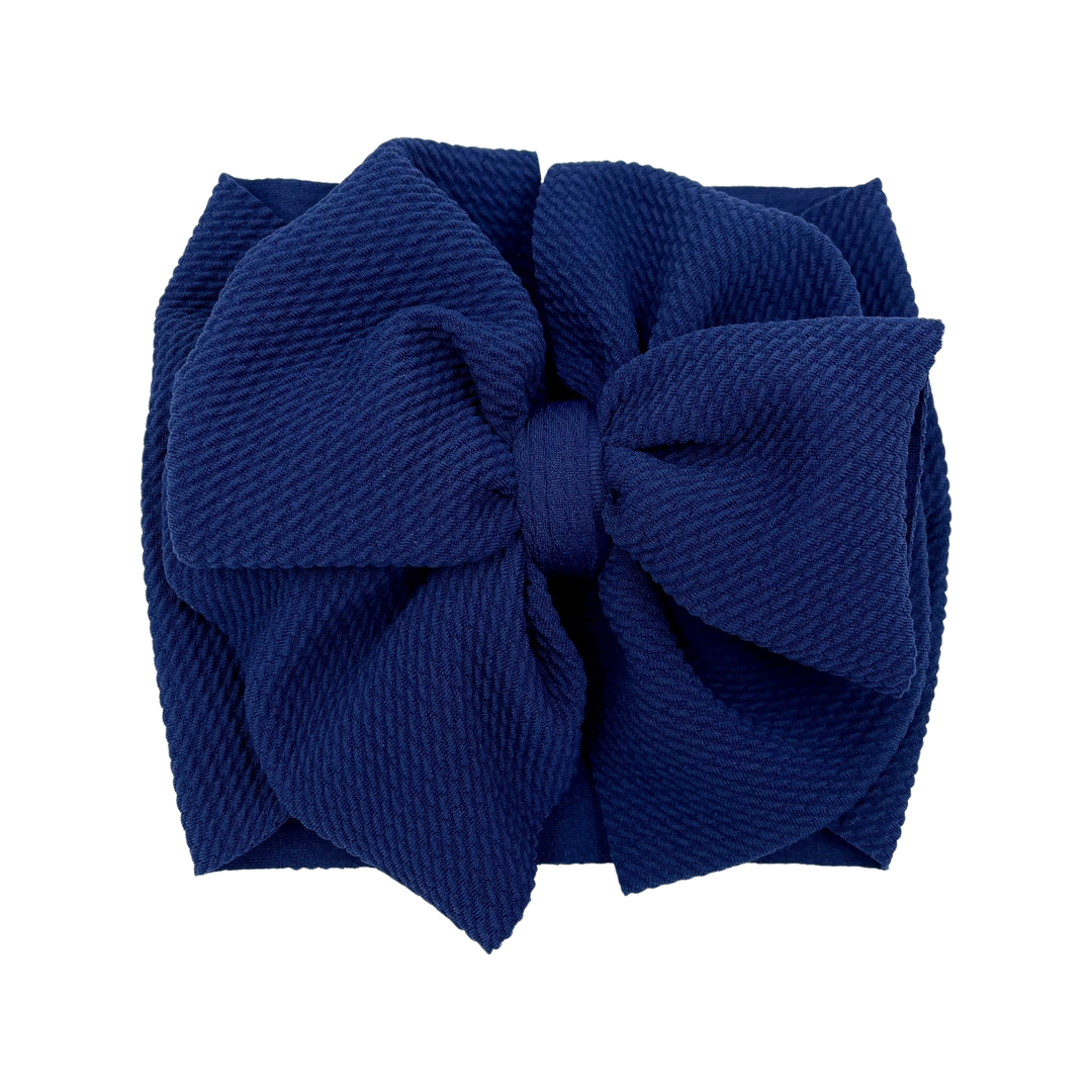 Navy Headwrap