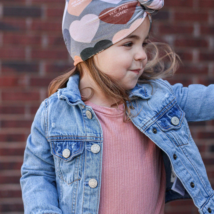 Womens Print Velvet Toddler Knots