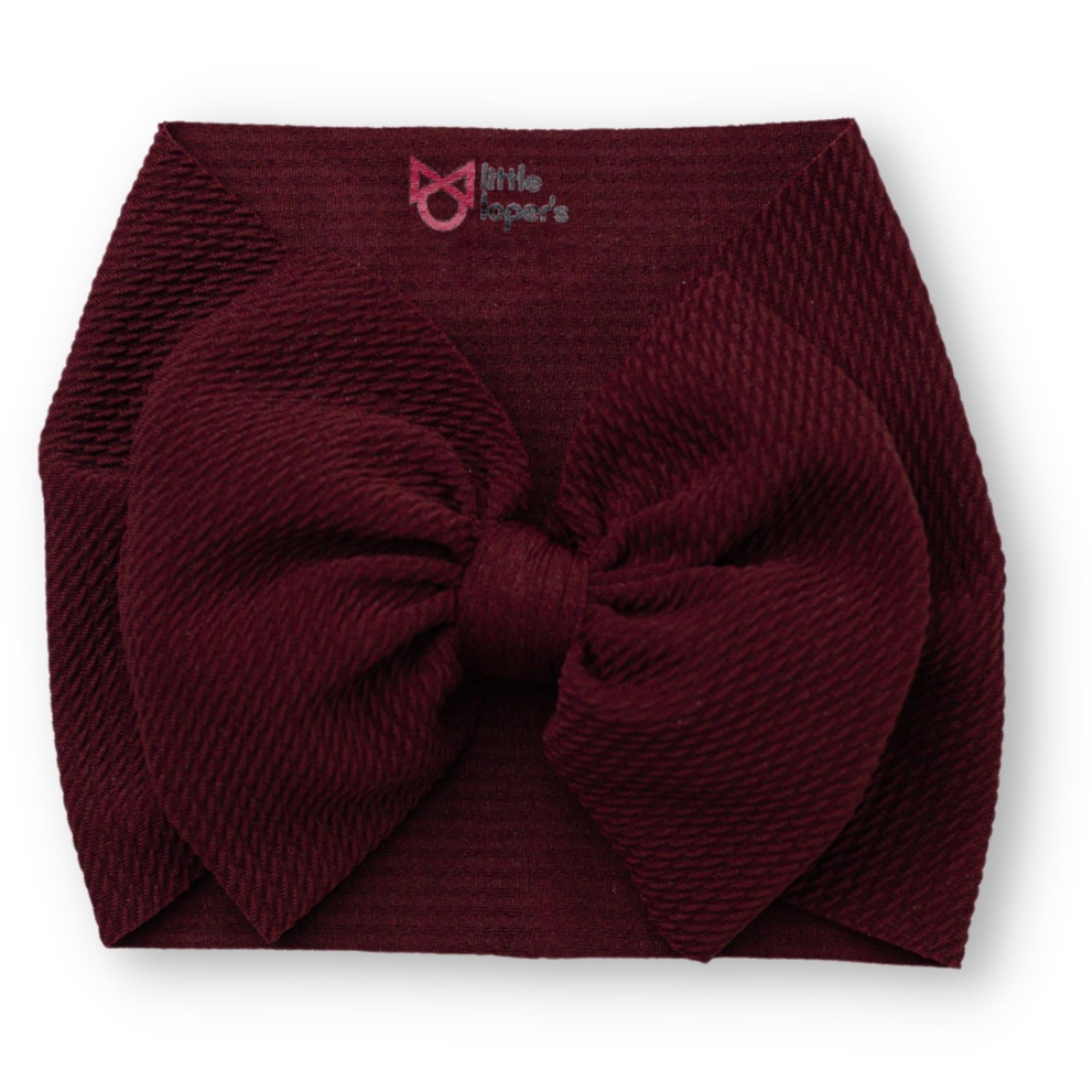 Burgundy Headwrap