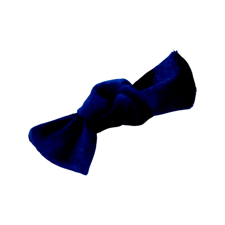 LITTLE KNOTTY BOW VELVET CLIP