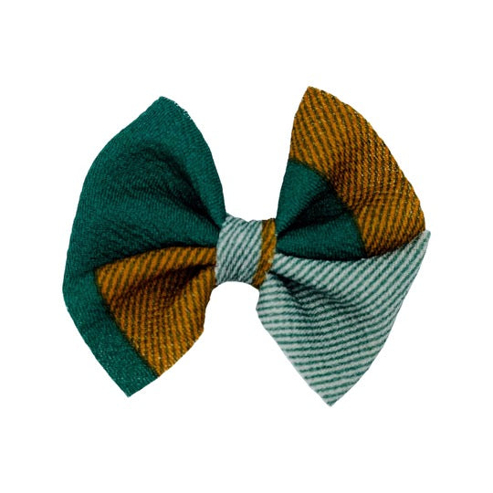 Green Plaid Butterfly and Dainty